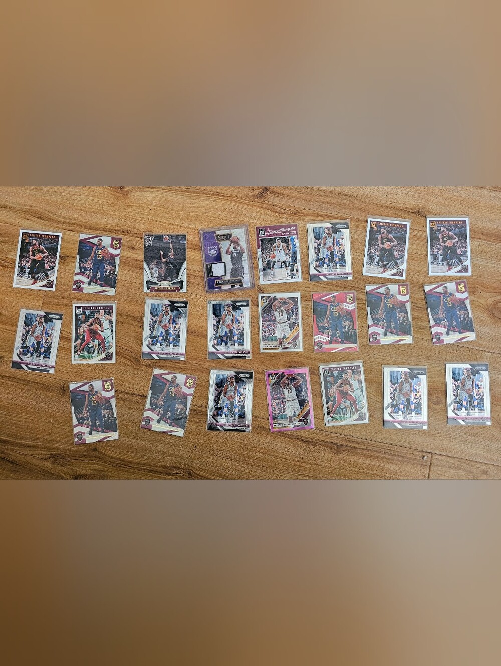 Tristan Thompson 21 Card Lot Cleveland Cavaliers Panini Optic Select Prizm Elite
